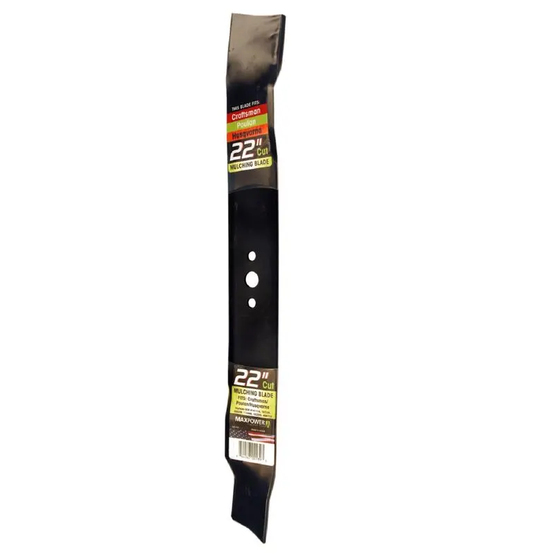 MaxPower 22 in. Mulching Mower Blade For Walk-Behind Mowers 1 pk - Open Box