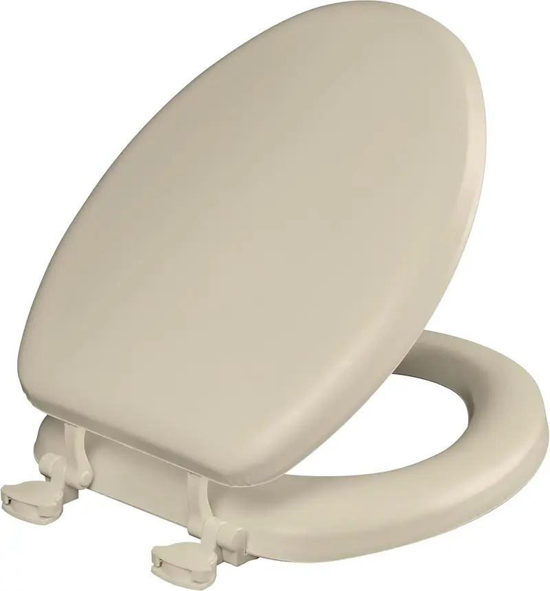 Mayfair by Bemis Eden Elongated Bone Soft Toilet Seat - Open Box
