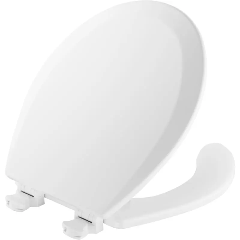 Mayfair by Bemis Round White Enameled Wood Toilet Seat - Deal of The Week