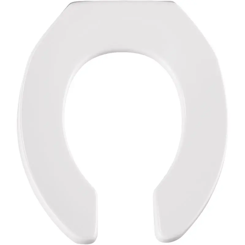 Mayfair by Bemis Round White Plastic Toilet Seat - Deal of The Week