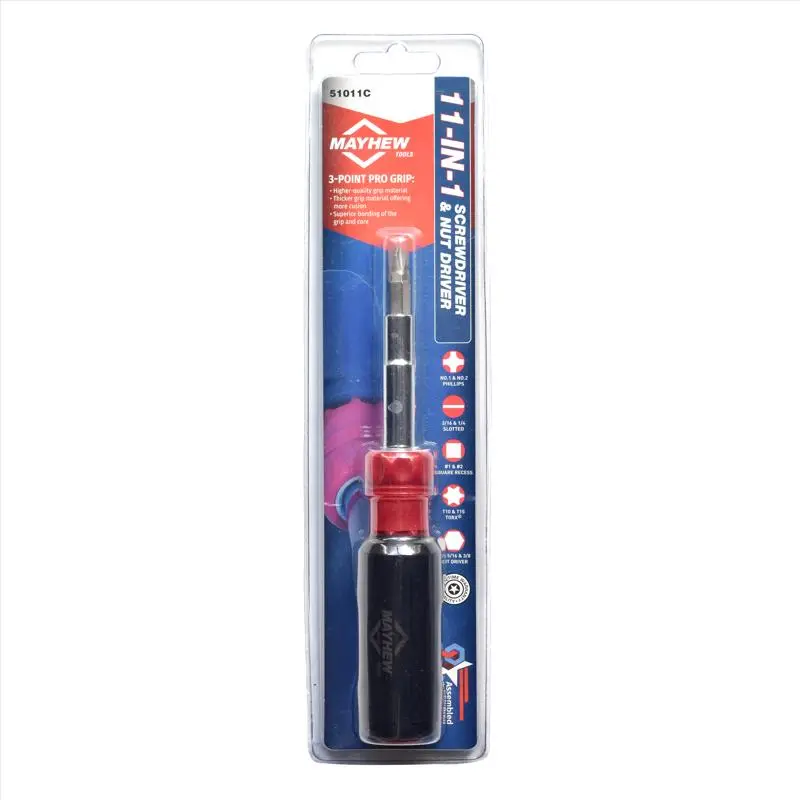 Mayhew 11-in-1 Screwdriver 7.375 in.