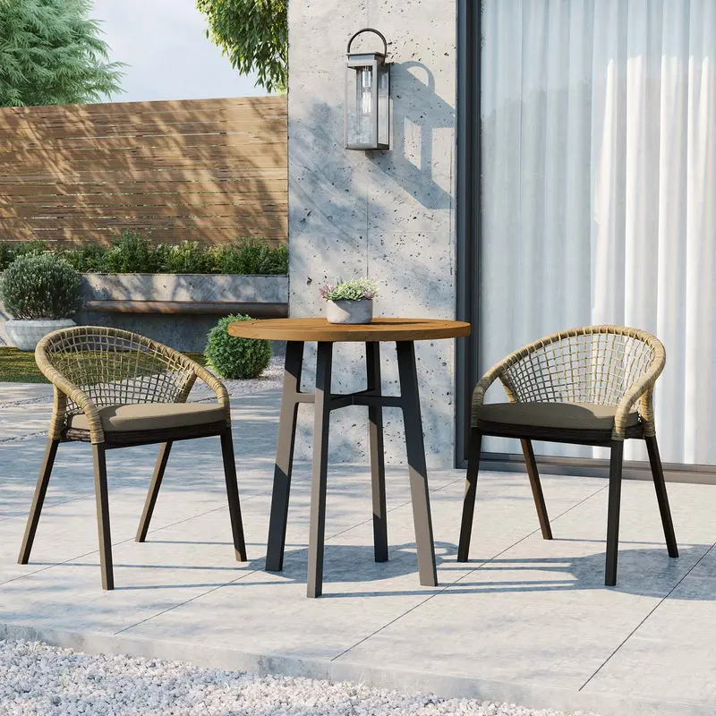 Meadow 3-Piece Outdoor Patio Dining Set By Modway - EEI-5673