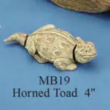 Medium Horned Toad Bobble Head