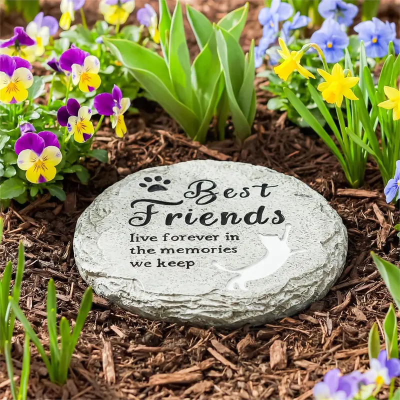 Memorial Best Friends Forever Garden Stone