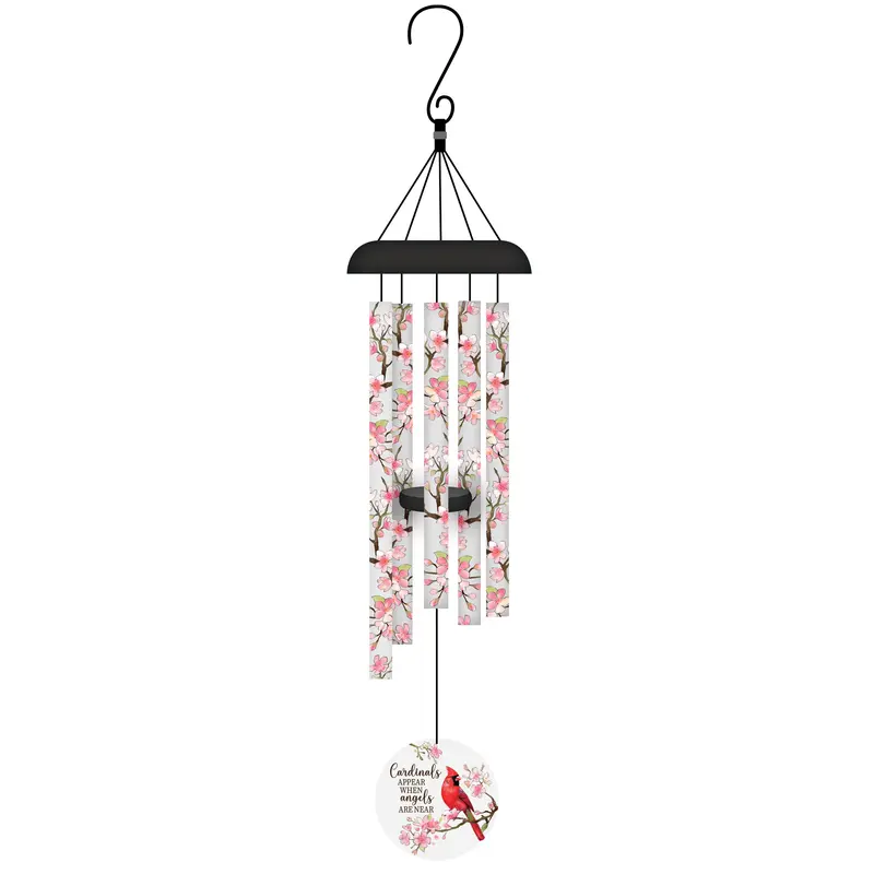 Memorial Wind Chime, Cardinal Sentiment Wind Chime
