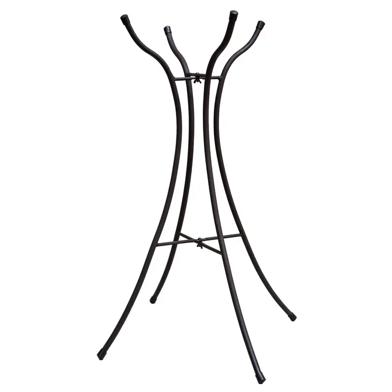 Metal Bird Bath Stand, Hourglass Shape