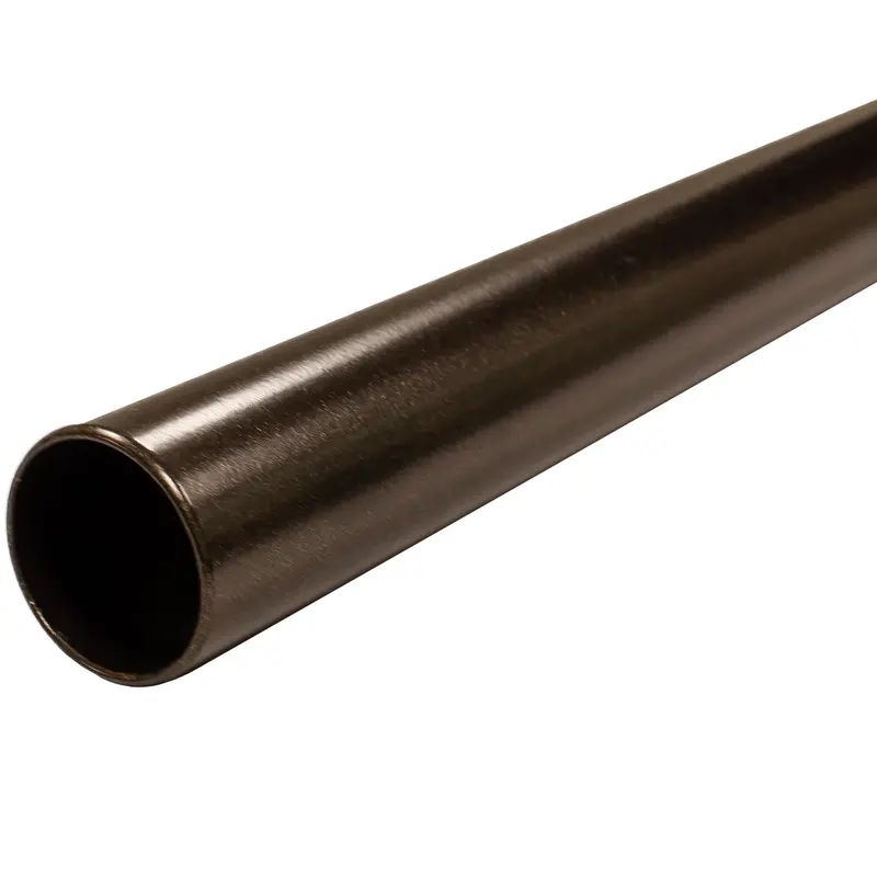 Metal Closet Pole, 8 Feet, 1-1/4" Diameter, Dark Bronze by Stone Harbor Hardware