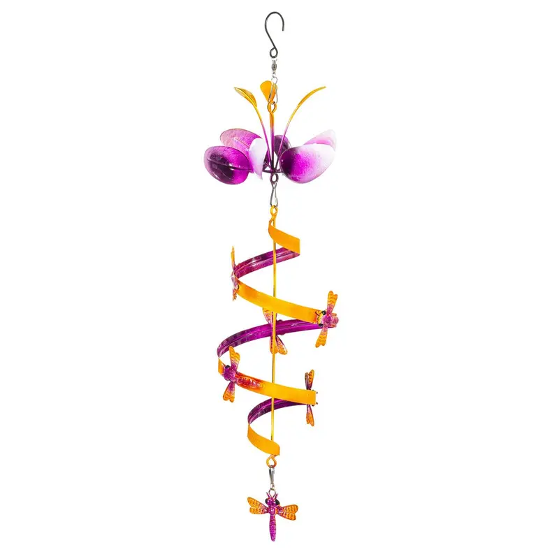Metal Dragonfly Wind Twirler 24"H