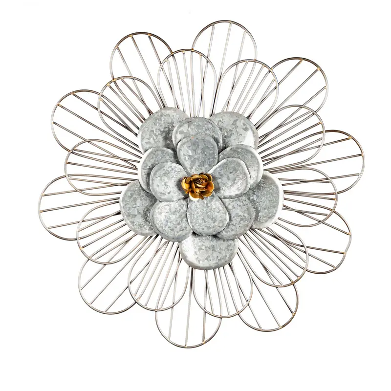 Metal Floral Outdoor Wall Decor,6m653