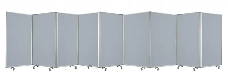 Metal, Grey, 9 Panel, Screen By Homeroots