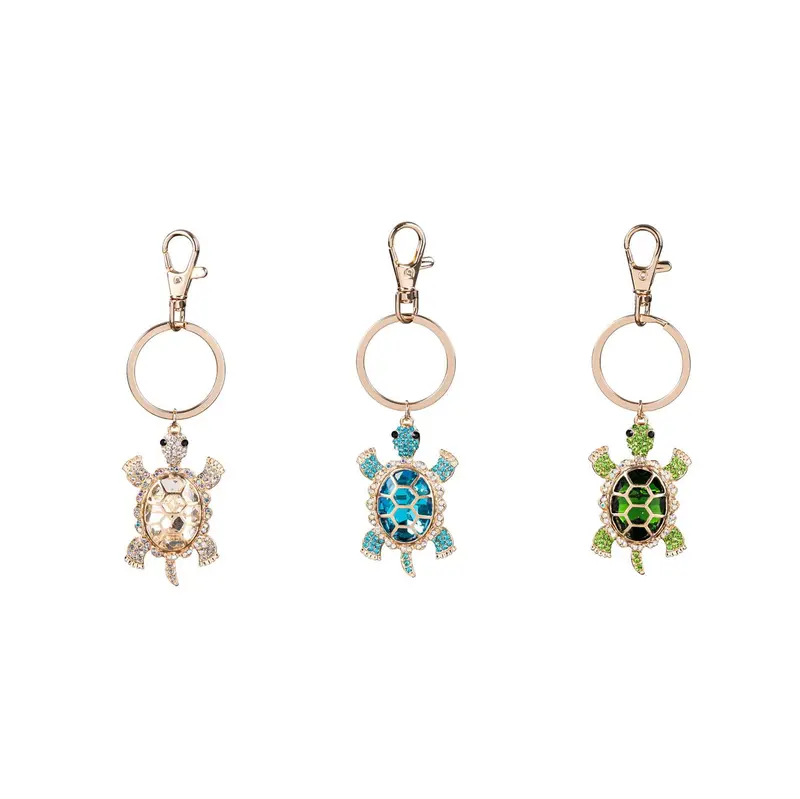 Metal Turtle Key Ring, Asst of 3, CDU