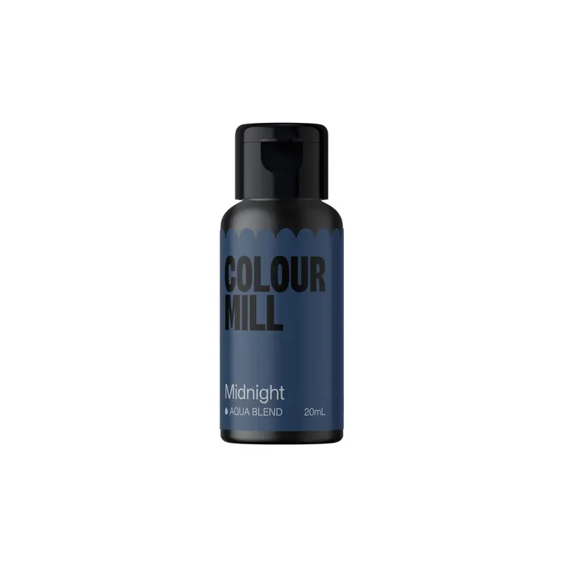 Midnight - Aqua Blend - Food Color - 20ml by