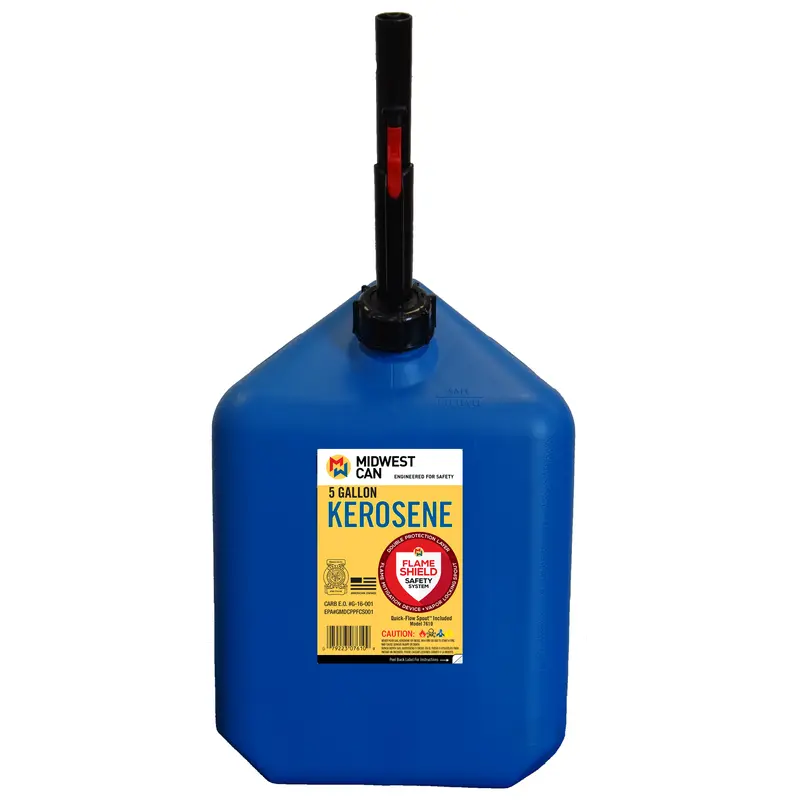Midwest Can Quick Flow Spout HDPE Kerosene Can 5 gal - Open Box
