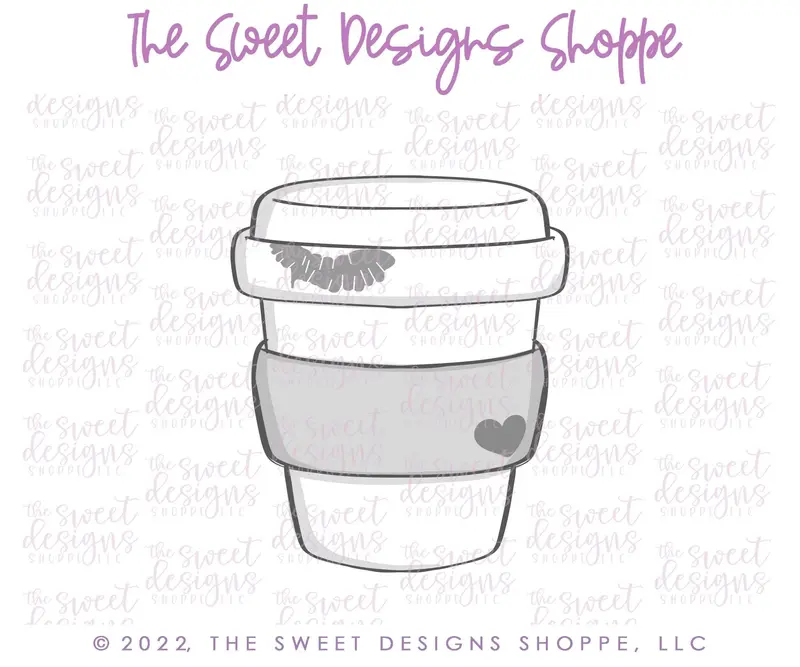Milkstache Coffee Paper Cup - Cookie Cutter