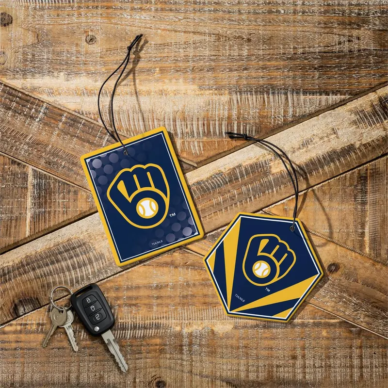 Milwaukee Brewers Air Freshener, Set of 2