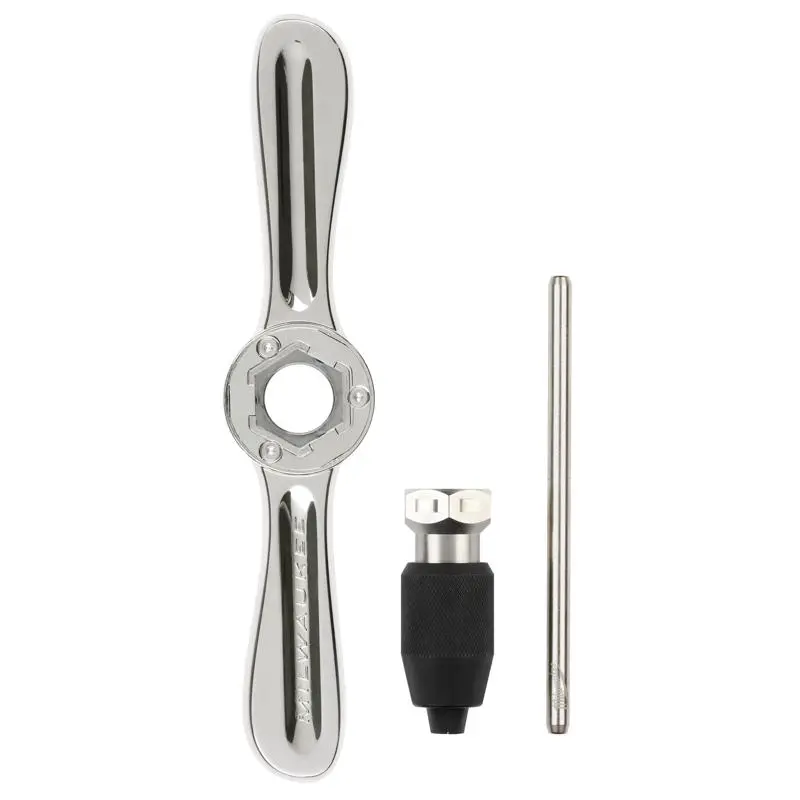 Milwaukee HEX-LOK 2-in-1 Tap and Die Handle w/Collet 1/4-1/2 in. 1 pc