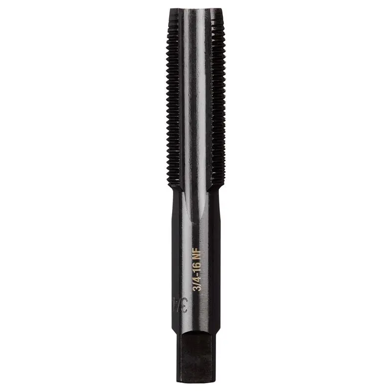 Milwaukee High Carbon Steel SAE Straight Flute Plug Tap 3/4-16 NF 1 pc
