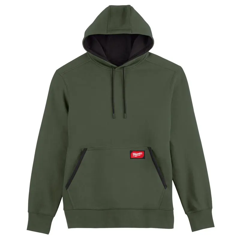 Milwaukee Tool Freeflex XXL Long Sleeve Men's Hooded Hoodie Green