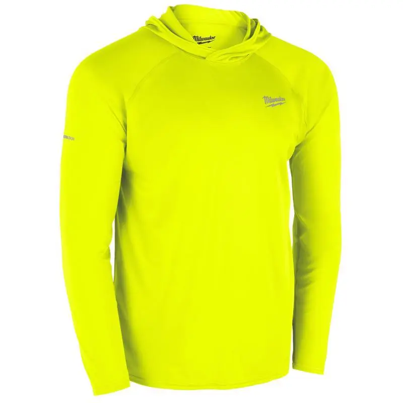Milwaukee Workskin M Long Sleeve Unisex Hooded Yellow Hooded Sweatshirt