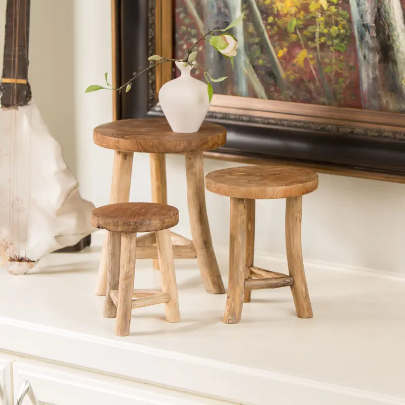 Mini Branch Stools Set of 6 By Garden Age Supply