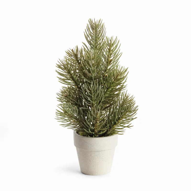 MINI PINE TREE POTTED DROP-IN 9"