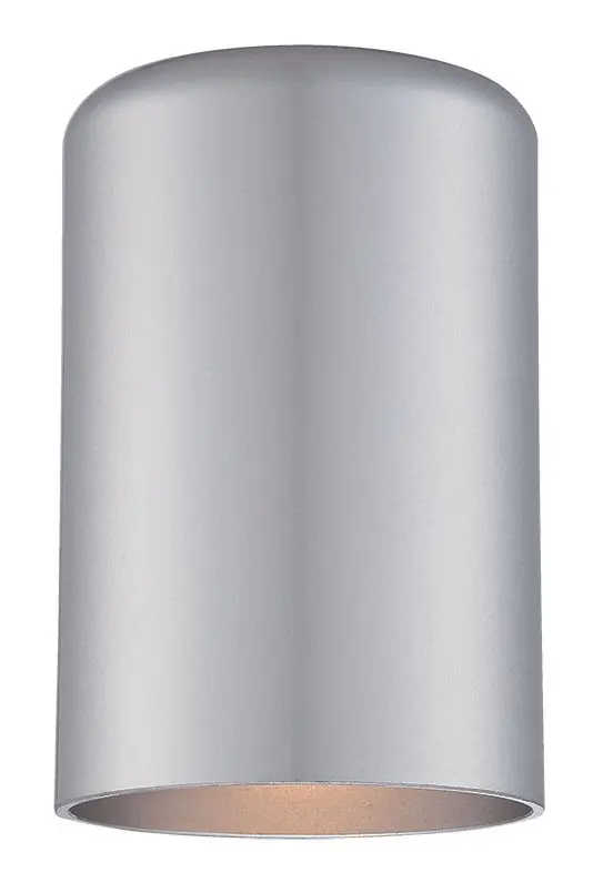 Minimalist Brushed Silver Cylinder Wall Light By Homeroots
