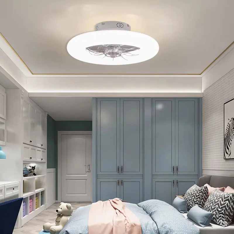 Minimalist Ceiling Fan and Light By Homeroots
