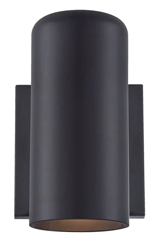 Minimalist Matte Black Wall Sconce By Homeroots