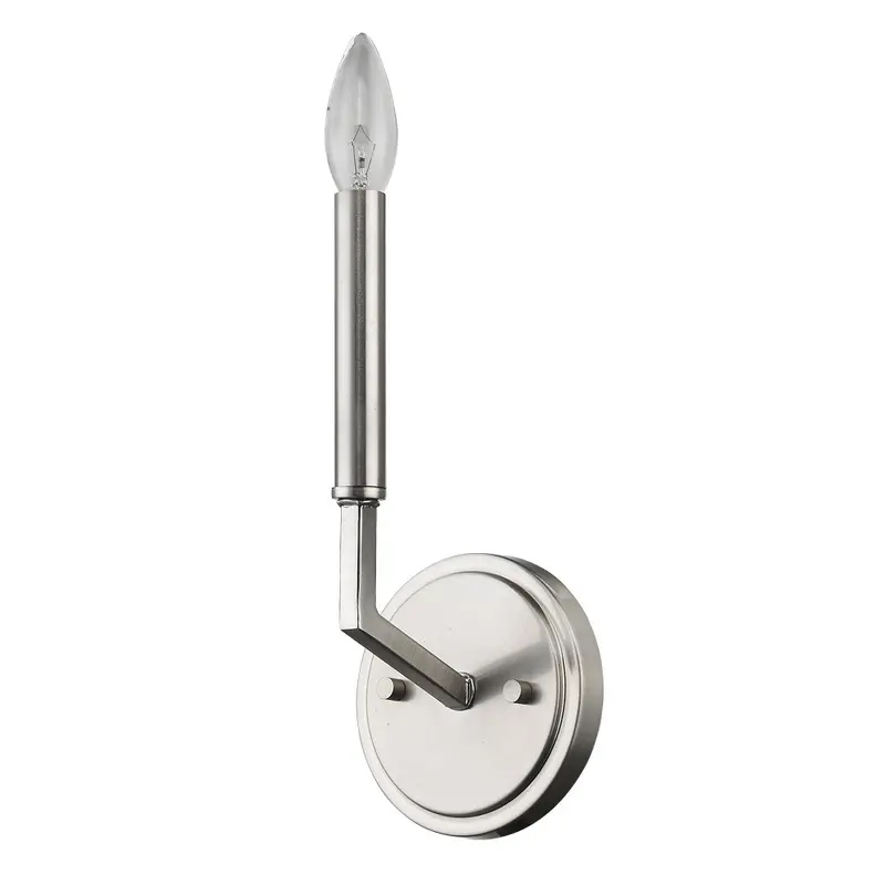 Minimalist Silver Wall Sconce By Homeroots