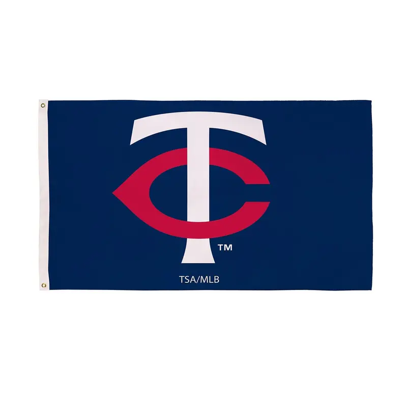Minnesota Twins Single Sided Flag w/ 2 Grommets, 3'x5'