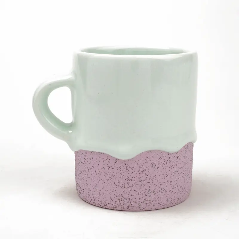Mint / Grape 10oz Cylinder Mug
