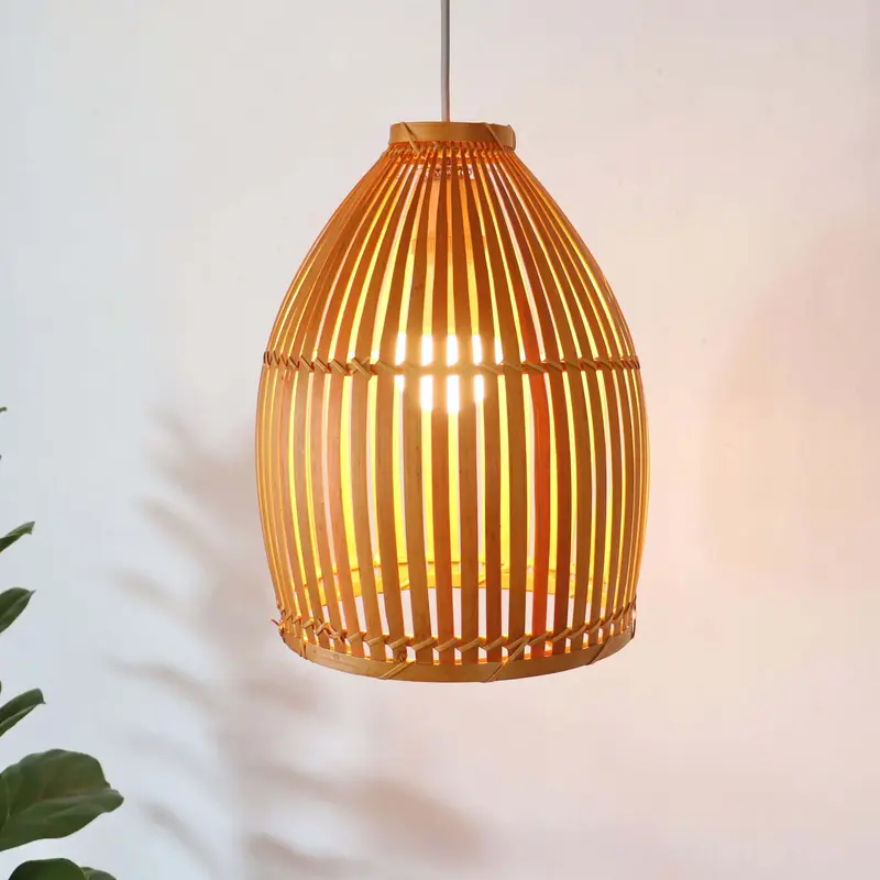 Mintra - Bamboo Pendant Light Shade By Thaihome