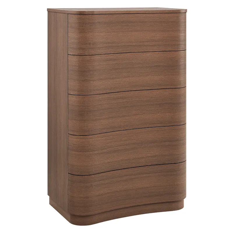 Mirae 5-Drawer Curved Dresser Chest of Drawers by Modway