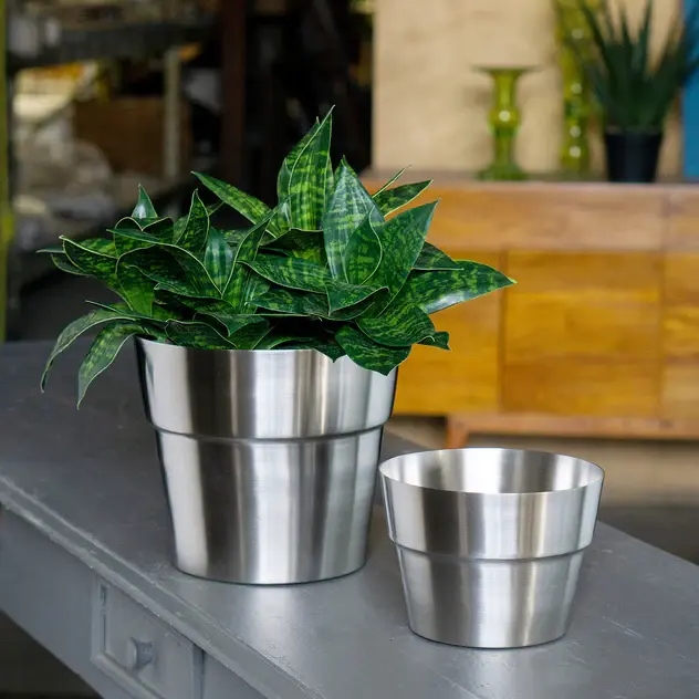Moda 6.75"OD Planter/Vase By Gold Leaf Design Group