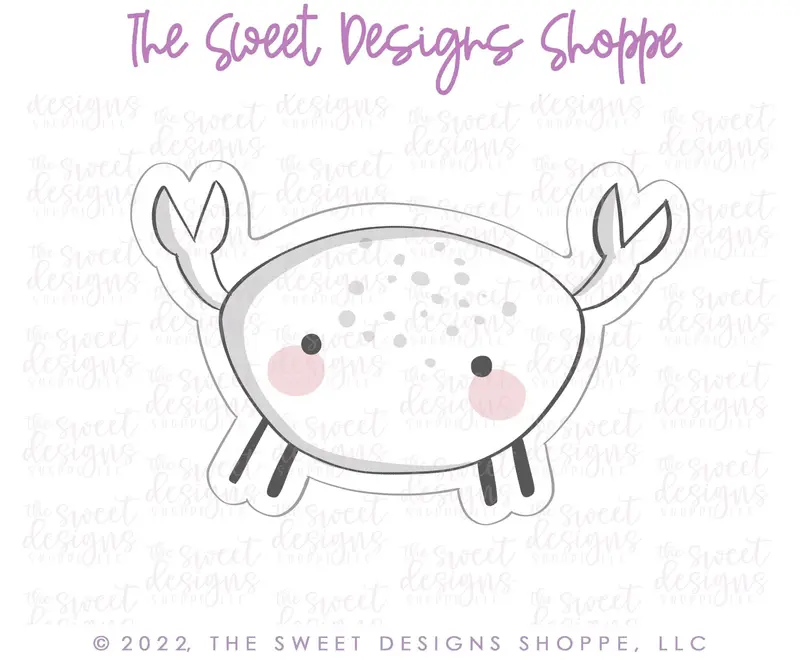 Modern Crab - Cookie Cutter