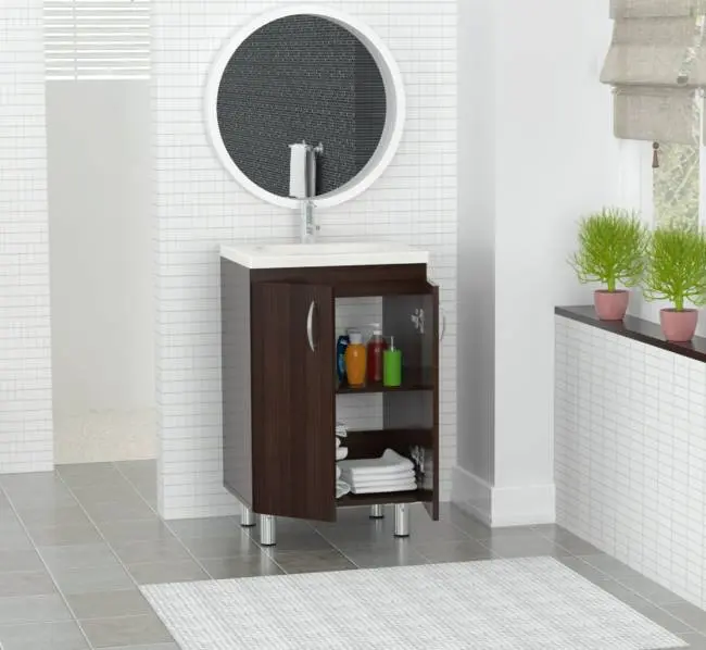 Modern Espresso Color Vanity and Sink By Homeroots