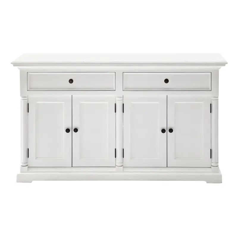 Modern Farm White Two Door Buffet Server By Homeroots