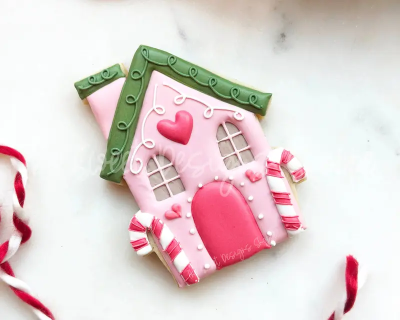 Modern Gingerbread House - Cookie Cutter