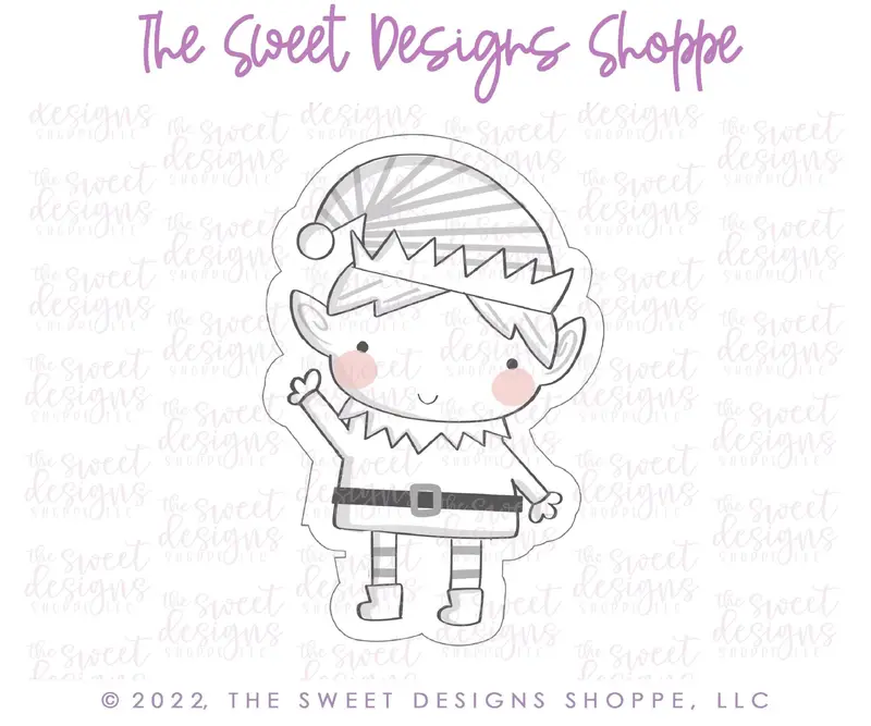 Modern Kid Elf - Cookie Cutter