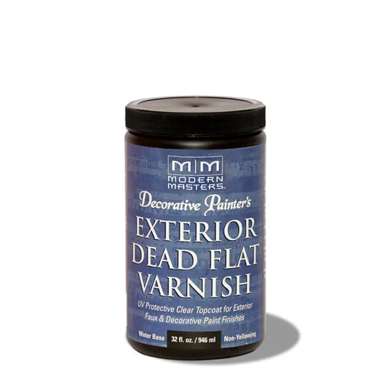Modern Masters Clear Water-Based Dead Flat Varnish 32 oz - Deal of The Week