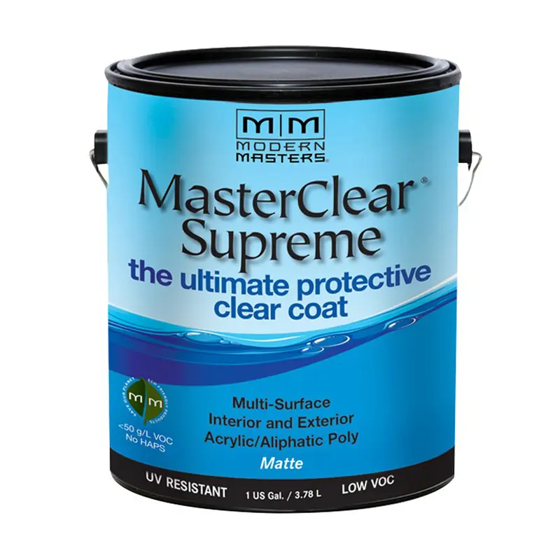 Modern Masters MasterClear Supreme Matte Clear Water-Based Protective Coating 1 gal - Deal of The Week