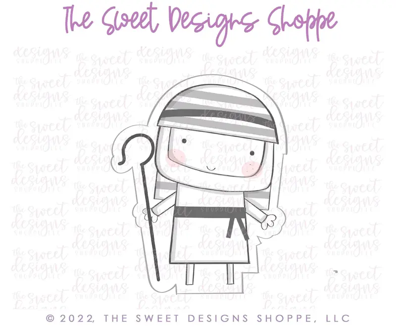 Modern Nativity Joseph - Cookie Cutter