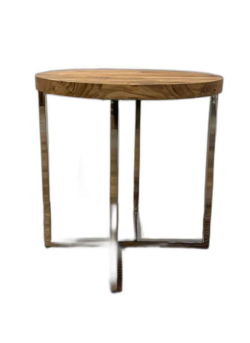 Modern Rustic Side or End Table By Homeroots