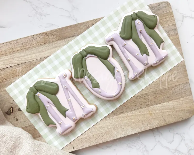 MOM Coquette Letters Set - Set of 2 - Cookie Cutters