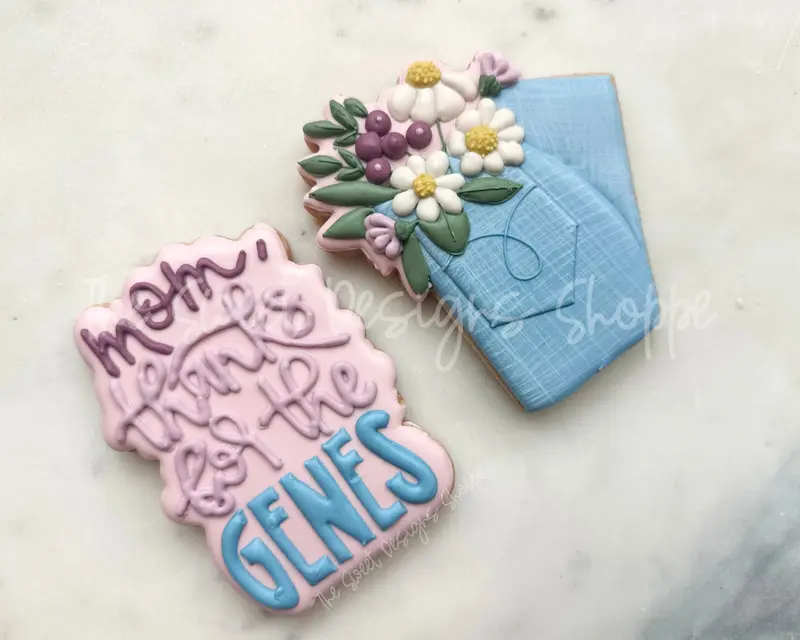 Mom, Thanks for the GENES Cookie Cutter Set - Set of 2 - Cookie Cutters