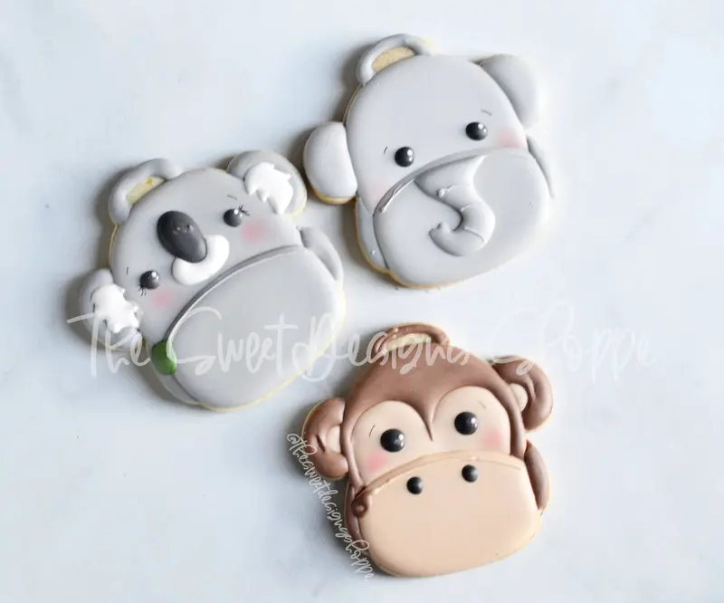 Monkey Backpack (Koala , Elephant ) - Cookie Cutter