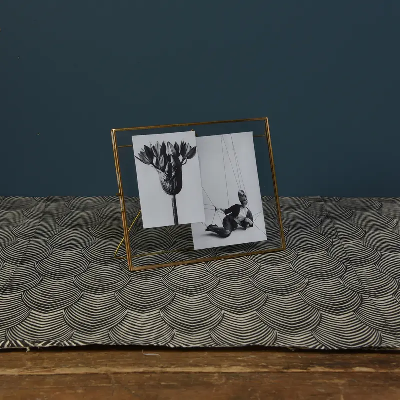 Monroe Easel Frame - Horizontal - Brass Set Of 2 By HomArt