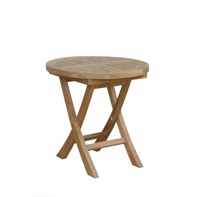Montage 20" Round Folding Table By Anderson Teak