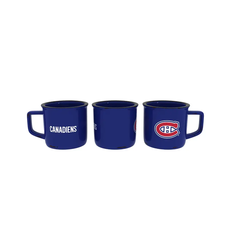 Montreal Canadiens Ceramic Camp Cup with Enamel Finish, 14oz