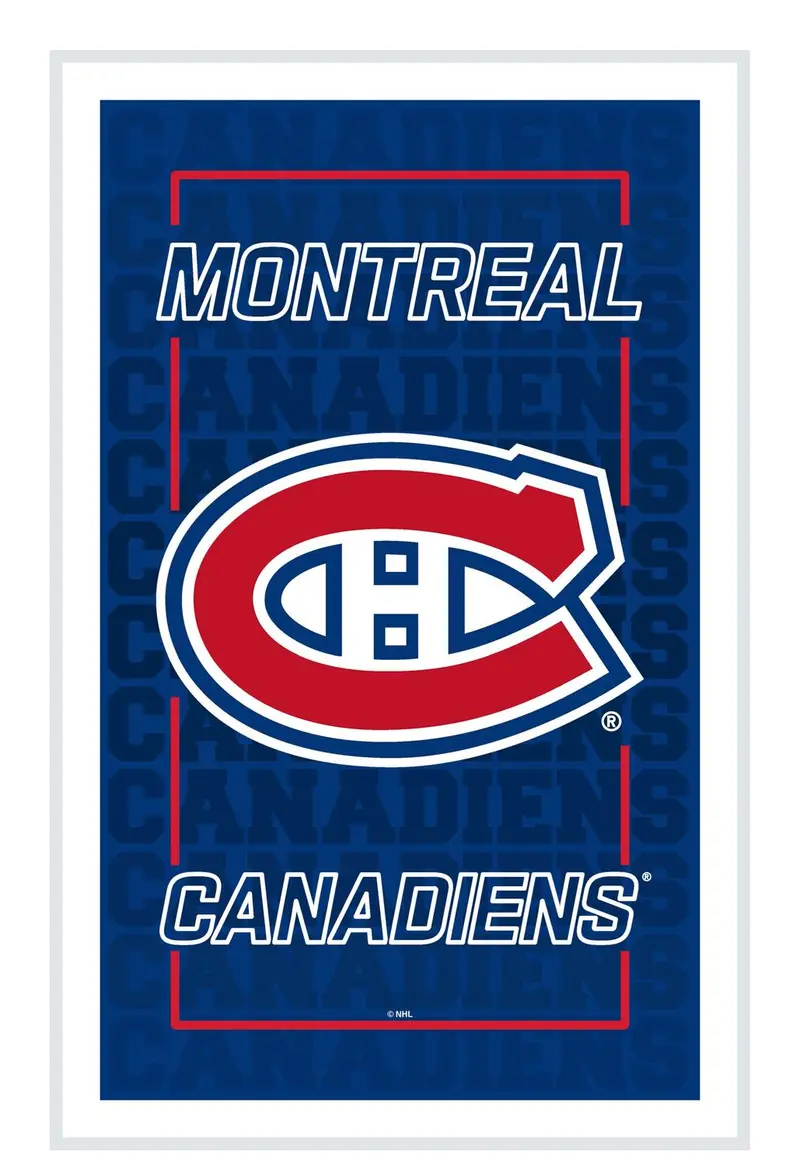 Montreal Canadiens Hockey Rectangle Neolite LED Decor